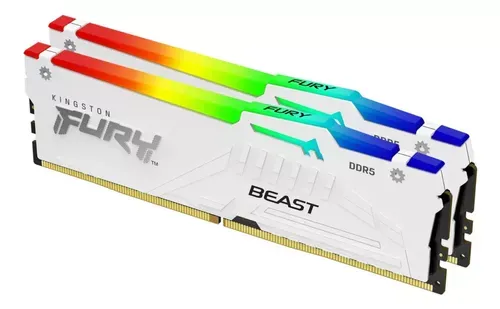 Memria Ddr5 Kingston Fury Beast Rgb 64gb (2x32gb) 6000mhz